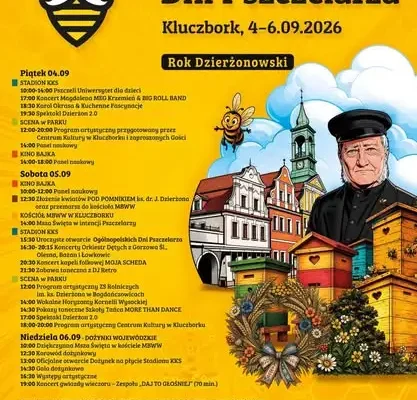Ogólnopolskie Dni Pszczelarza i Dożynki Wojewódzkie w Kluczborku – program i atrakcje