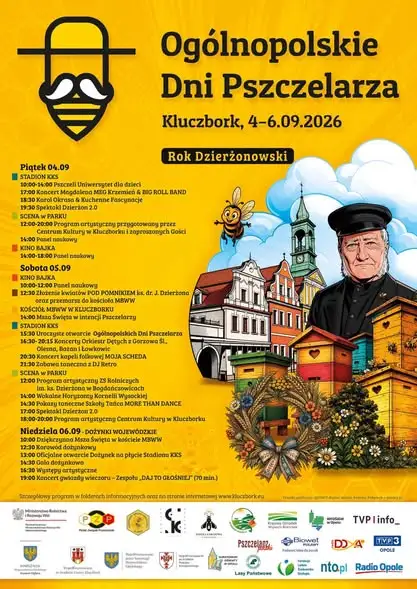Ogólnopolskie Dni Pszczelarza i Dożynki Wojewódzkie w Kluczborku – program i atrakcje