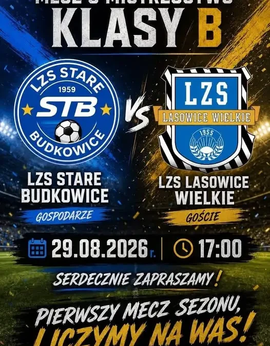LZS Lasowice Wielkie zaprasza na pierwszy mecz sezonu