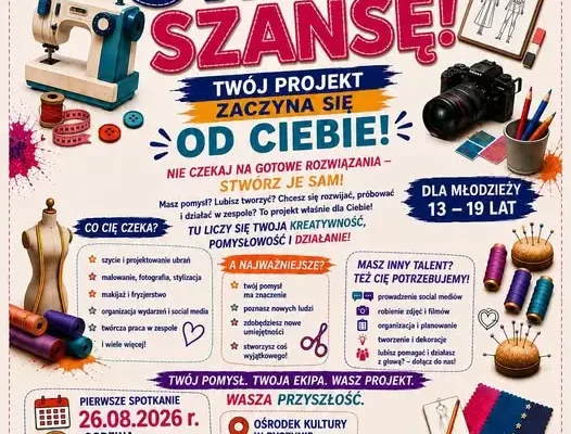 Projekt „Uszyj swoją szansę” – spotkanie informacyjne dla młodzieży w Byczynie
