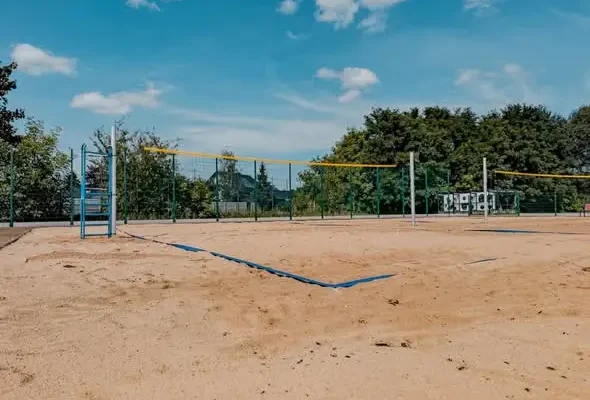 Nowe boiska do siatkówki plażowej w Wołczynie już otwarte