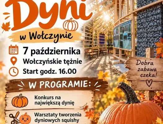 Dzień Dyni w Wołczynie – jesienne święto na Tężniach już 7 października