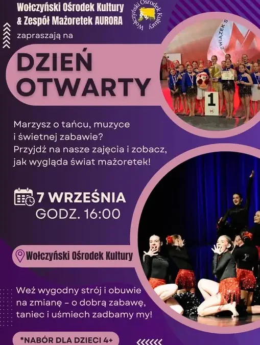 Dzień Otwarty Mażoretek Aurora w Wołczynie – 7 września