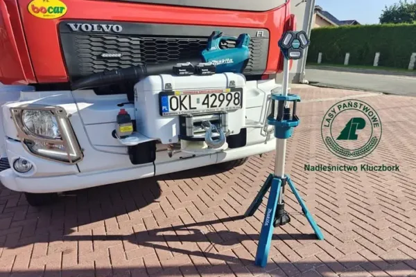 OSP Byczyna wzbogaciła się o nowy sprzęt dzięki wsparciu Nadleśnictwa Kluczbork