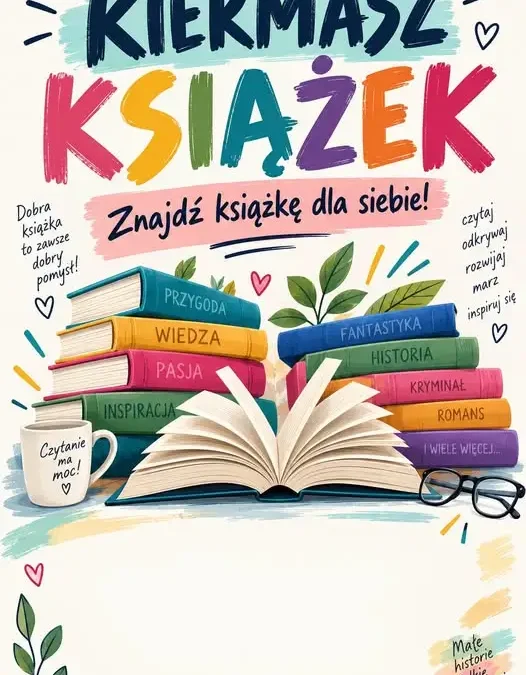 Kiermasz podręczników w ZSP nr 1 w Kluczborku – harmonogram i zasady