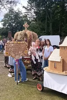 Wierzbowe Diablice reprezentują gminę Wołczyn na Dożynkach Wojewódzkich w Kluczborku