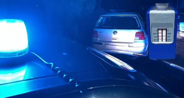 Kluczbork: 41-latek z zakazem i narkotykami za kierownicą volkswagena