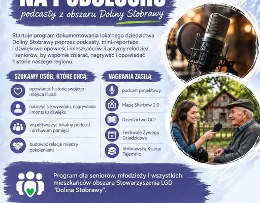 Dolina Stobrawy szuka głosów: rusza rekrutacja do „Historii na Podsłuchu”