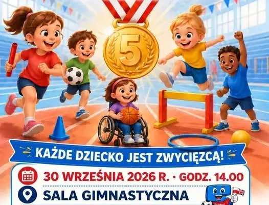 Olimpiada sportowa dla przedszkolaków w Kluczborku – „O złotą piąteczkę”
