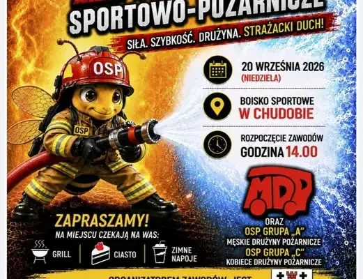 Powiatowe zawody sportowo-pożarnicze w Chudobie już w niedzielę