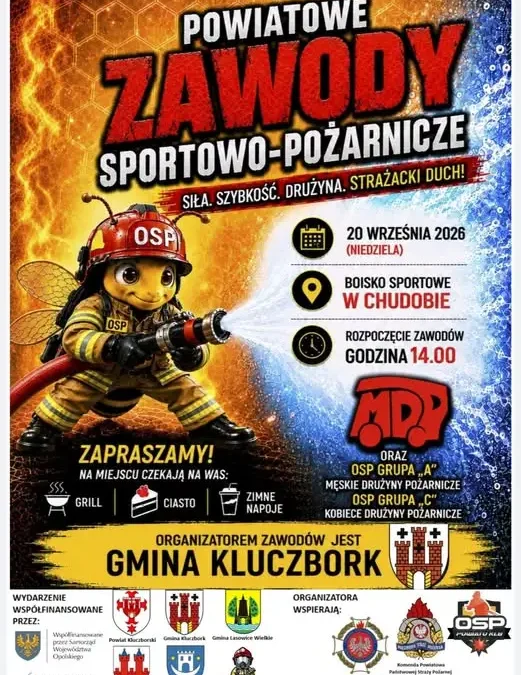Powiatowe zawody sportowo-pożarnicze w Chudobie już w niedzielę