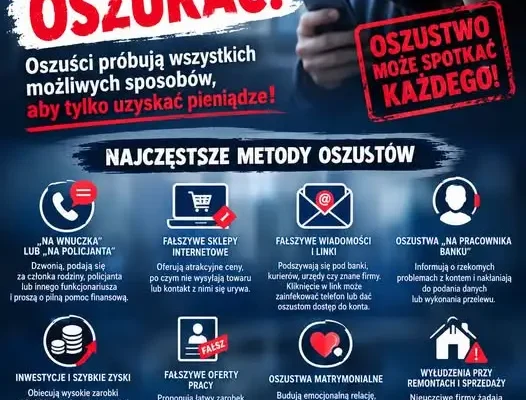 Ostrzeżenie przed oszustami w powiecie kluczborskim – policja apeluje o czujność