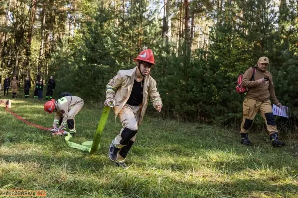Wielka Gra Terenowa Młodzieżowych Drużyn Pożarniczych w Ośrodku Krystyna
