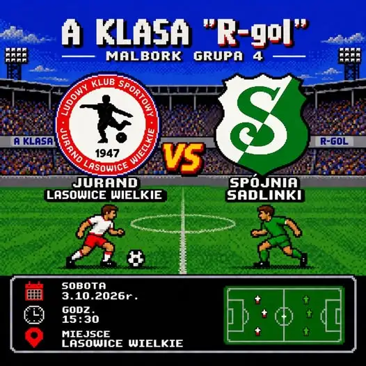 Jurand Lasowice Wielkie zagra ze Spójnią Sadlinki w 7. kolejce klasy A
