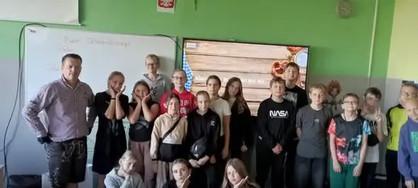 Bawarskie smaki w klasach 5b, 5c i 5d – kulinarna lekcja języka mniejszości niemieckiej