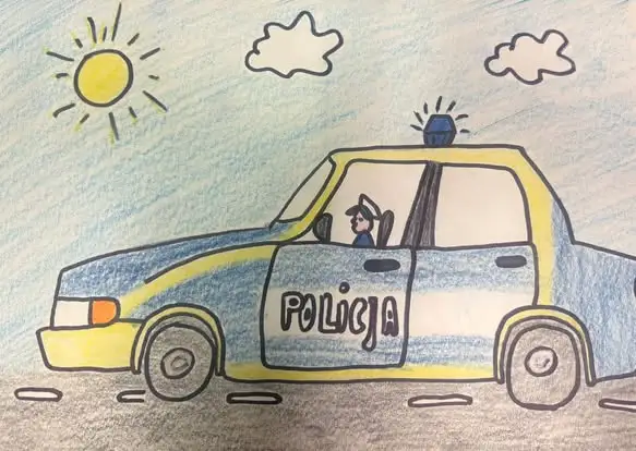 Kluczborscy policjanci odwiedzili przedszkolaków w Szymonkowie